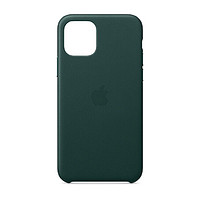 蘋果Apple 原裝iPhone 11 Pro 皮革保護殼 手機殼 森林綠色