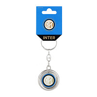 國際米蘭足球俱樂部Inter Milan簡約汽車掛件旋轉金屬鑰匙扣