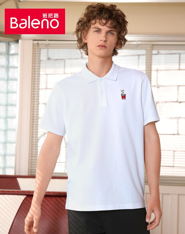 Baleno 班尼路 中性款短袖polo衫