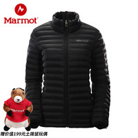 marmot/土拨鼠秋冬户外防风保暖女式棉服L79620 黑色001 L(欧码偏大)