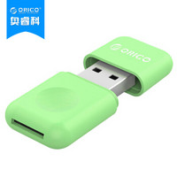 奥睿科（ORICO） CRS12 USB3.0 TF卡读卡器 支持电脑手机内存卡高达128G 绿色