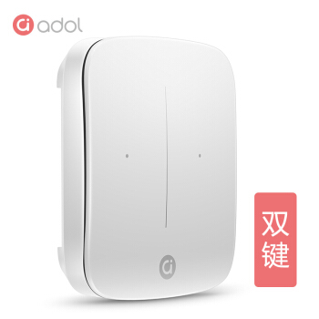 华硕（ASUS） adol（a豆）智能开关 远程控制 白色 双键