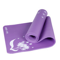 艾美仕15mm瑜伽垫加厚加宽加长瑜珈垫防滑瑜伽毯家用室内外运动健身午睡垫 惠心兰香紫色