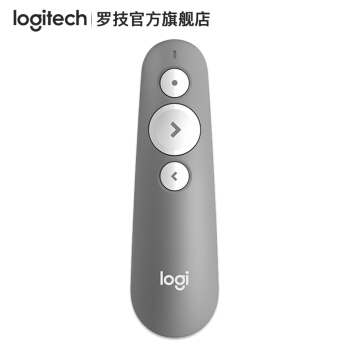 罗技 （Logitech） R500 激光笔 翻页笔 无线蓝牙双连 Mac iOS兼容 灰色