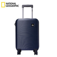 国家地理NATIONAL GEOGRAPHI超轻密码拉杆箱万向轮旅行箱24寸行李箱20寸登机箱男女 蓝色 24寸