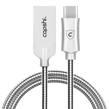 凯普世 Type-C数据线USB-C 安卓手机快充线充电器线 适用华为P40pro+/Mate30/荣耀V20小米10 银色1米