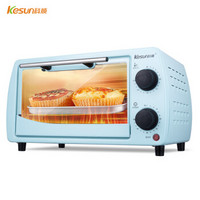 科顺 （Kesun）TO-131 电烤箱 家用多功能小型12L 清新迷你小烤箱 烘焙蛋糕面包 可调温定时