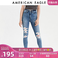 AEO 新款女士高腰紧身牛仔裤American Eagle 0438_2147 *3件