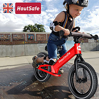 Hautsafe英国 平衡车儿童滑步车男女滑行宝宝1-3-6岁小孩学步车两轮自行车无脚踏单车 活力橙充气胎