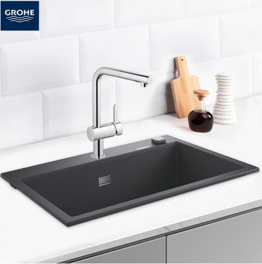 GROHE 高仪 31652AP0+32454000 花岗岩水槽+抽拉龙头