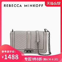 Rebecca Minkoff春季CHEVRON QUILTED LOVE女士单肩斜挎包大号