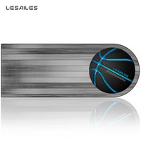 飞遁（LESAILES）800*300*3mm篮球天圆地方电竞游戏超大号鼠标垫办公电脑键盘桌垫黑色