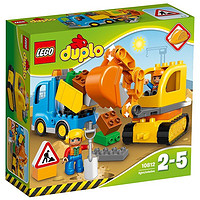 LEGO樂高積木拼裝玩具得寶系列卡車挖掘車套裝 *2件
