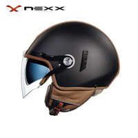 NEXX SX.60 CRUISE2 亚洲版型  半盔 轻量复合材料 电动摩托车头盔 磨砂黑/钛 XXL
