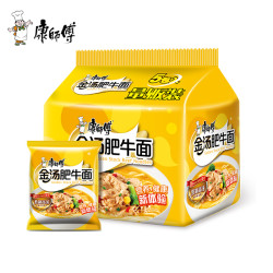 康师傅干拌面熬制高汤方便面金汤肥牛面黑胡椒牛排面速食食品泡面