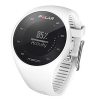 博能（polar） GPS 户外跑步手表 时尚智能心率表 睡眠监测 运动腕表 防水   M200 白色