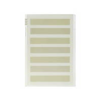 日本锦宫(King Jim)A4单片夹3页L型文件夹 HS841-黄条纹