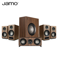 Jamo 尊寶 S 803 HCS音響音箱木質無源家庭影院5.1套裝書架環繞中置S808