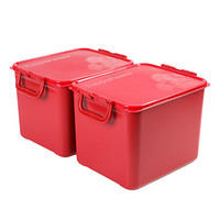 特百惠（Tupperware）醇美腌泡箱2件套密封保鲜盒酵素泡菜食物DIY箱11.3LX2