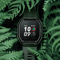 Amazfit Ares 智能运动户外手表 华米科技出品 70种运动模式 50米防水 GPS轨迹 多彩反射屏 消息提醒 军绿色