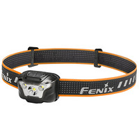 菲尼克斯Fenix 高穿透力暖白光 越野跑充电头灯 HL18R黑色(400流明 标配电池可拆卸)