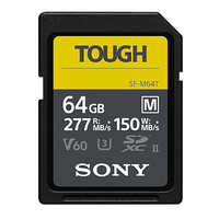 SONY 索尼 M系列 SF-M64T SD存儲卡 64GB（UHS-II、V60、U3）