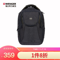 瑞士军刀威戈(Wenger)15.6英寸商务笔记本电脑包大容量双肩书包背包防泼水藏青色BB2040.190081