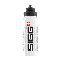 瑞士进口sigg希格运动水壶铝制金属大容量水瓶运动户外旅行骑行吸嘴水杯子夏季男女士成人便携健身随手杯 白色1000ml