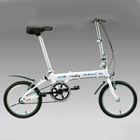 DAHON大行折叠车16英寸单速高碳钢自行车单车KT611 白色
