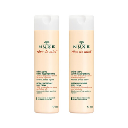 欧树（Nuxe） 槐花蜜特润柔体乳霜 200ml+200ml