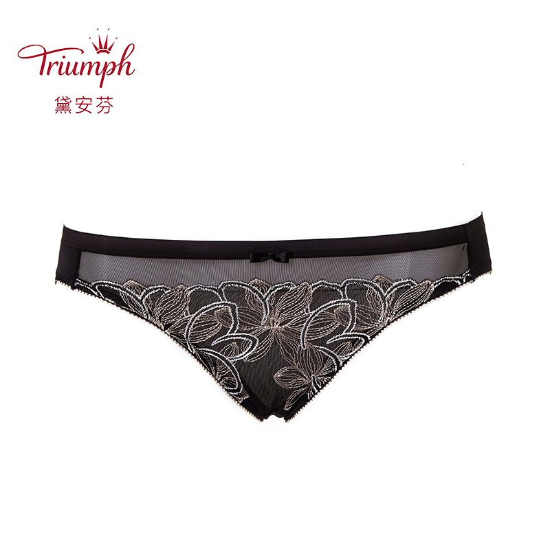 Triumph/黛安芬水盈·冰清时尚性感法式薄低腰三角裤74-6566