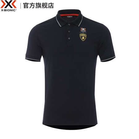 X-BIONIC LAMBORGHINI POLO联名男款旅行商务运动Polo衫 XBIONIC 黑色 M