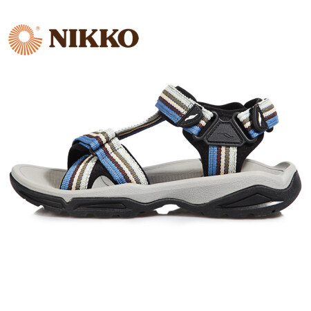 日高（NIKKO）新品户外凉鞋男 夏季防滑沙滩鞋软底涉水鞋溯溪鞋 蓝色 41
