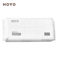 HOYO日本进口品牌 一次性洗脸巾擦脸棉柔巾洁面洗面压缩毛巾纯棉化妆巾纸巾 抽拉式单包*80抽