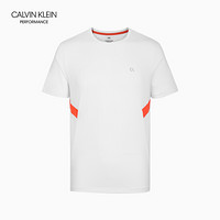 CK PERFORMANCE 2020春夏新款男装 针织运动短袖T恤 4MS0K298 100-白色 XL