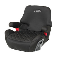 韩国todbi儿童安全座椅增高座垫COCOON系列适合3-12岁宝宝ISOFIX汽车简易便携式 黑色