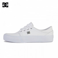 DC SHOES 春夏新款帆布透气白色女款休闲滑板情侣鞋 ADJS300144 白色-WS4 36