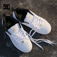 DCSHOECOUSA运动鞋情侣新款学生白潮滑板鞋ADYS100259 白WMS 43