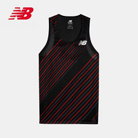 New Balance NB官方2020新款男款AMT01201撞色条纹运动针织背心 BK AMT01201 M