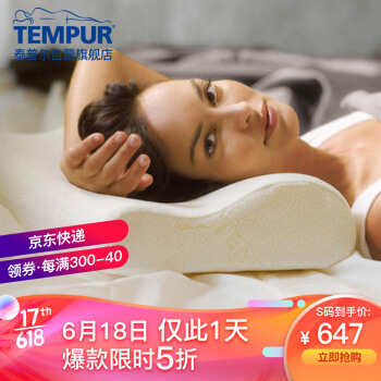 TEMPUR 泰普尔 太空记忆棉慢回弹枕头