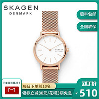 Skagen女士手表时尚简约气质ins风女款正品名牌品牌石英腕表