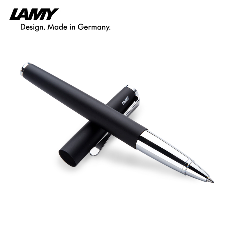 LAMY 凌美 演艺系列宝珠笔 Studio黑色磨砂金属漆笔杆水笔 德国凌美官方旗舰店男士商务高档送礼签字笔