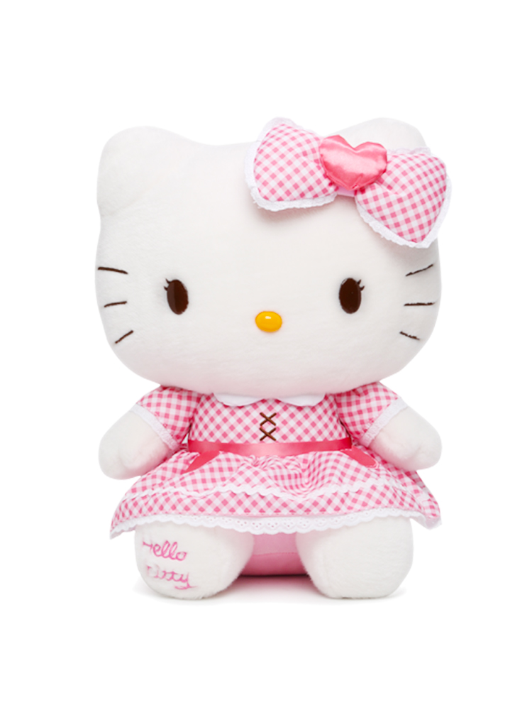 sanrio 凯蒂猫 Hello Kitty毛绒娃娃玩具玩偶送女生心心世界公仔