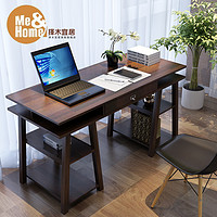卧室电脑桌简约现代电脑台式桌小户型家用实木腿书桌办公桌写字桌