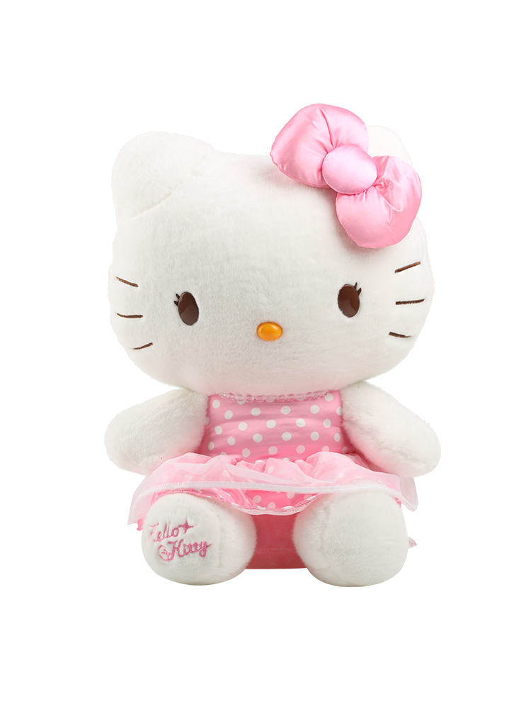 新品Sanrio Hello Kitty凯蒂猫可爱毛绒公仔毛绒娃娃送女生礼物