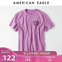 AEO KEITH HARING联名款男女同款短袖T恤AmericanEagle 0164_4262