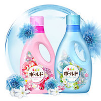 日本进口 花香子(Bold) 洗衣液套装 花果+樱花香850g/瓶*2 宝洁手洗机洗柔顺剂衣物清洁