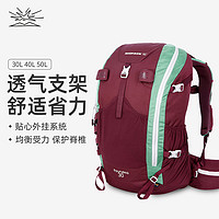 BIGPACK 派格 男女款户外徒步野营旅游双肩包登山包30L40L50L