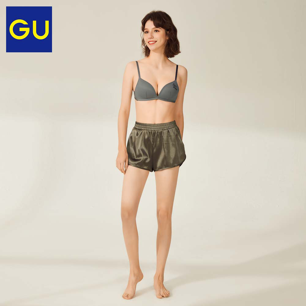 GU极优女装文胸(无钢圈)(刺绣)时尚简约性感舒适内衣312217