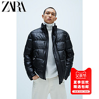 ZARA 新款 男装 仿皮棉服夹克外套 08281421800